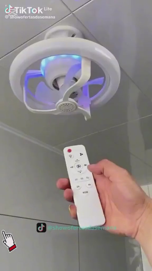 Ventilateur plafonnier de haute qualité SUPER PUISSANT AVEC LUMIERE LED INTÉGRÉ - Votre Solution de Confort et de Tranquillité !